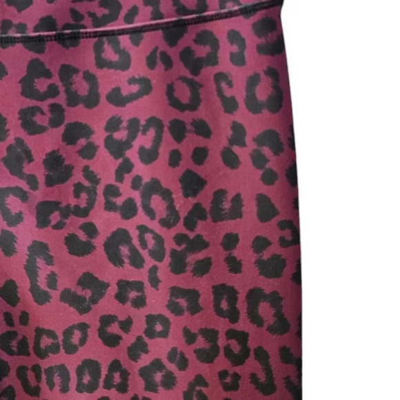 Good American The Ombre Leopard Cinch Waist Leggings Size 2 US Medium - Picture 7 of 11